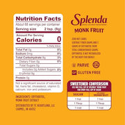 SPLENDA Monk Fruit / 19 Ounce (Pack of 1) / 1 Stevia
