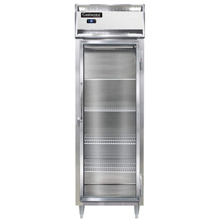 Refrigerator Designer Line Single Section Reach in Glass Door Refrigerator by Continental – Model DL1R-GD
