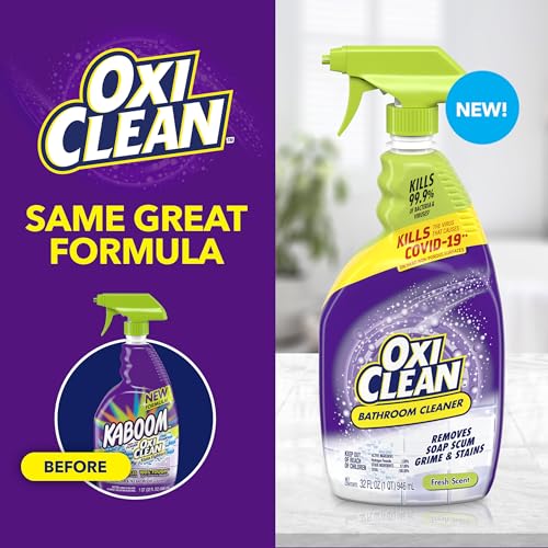 OxiClean 1 / 32 Fl Oz (Pack of 8) / No Color Multipurpose Bathroom Cleaners