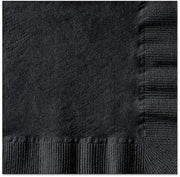 Hoffmaster Beverage Napkins, 1-Ply, 10 X 10, Black, 1000/carton