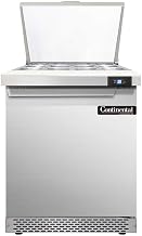 DL27-12M-FB Designer Line Mighty Top Sandwich Unit, 27" W, With 12 Pan Openings & Front Breathing