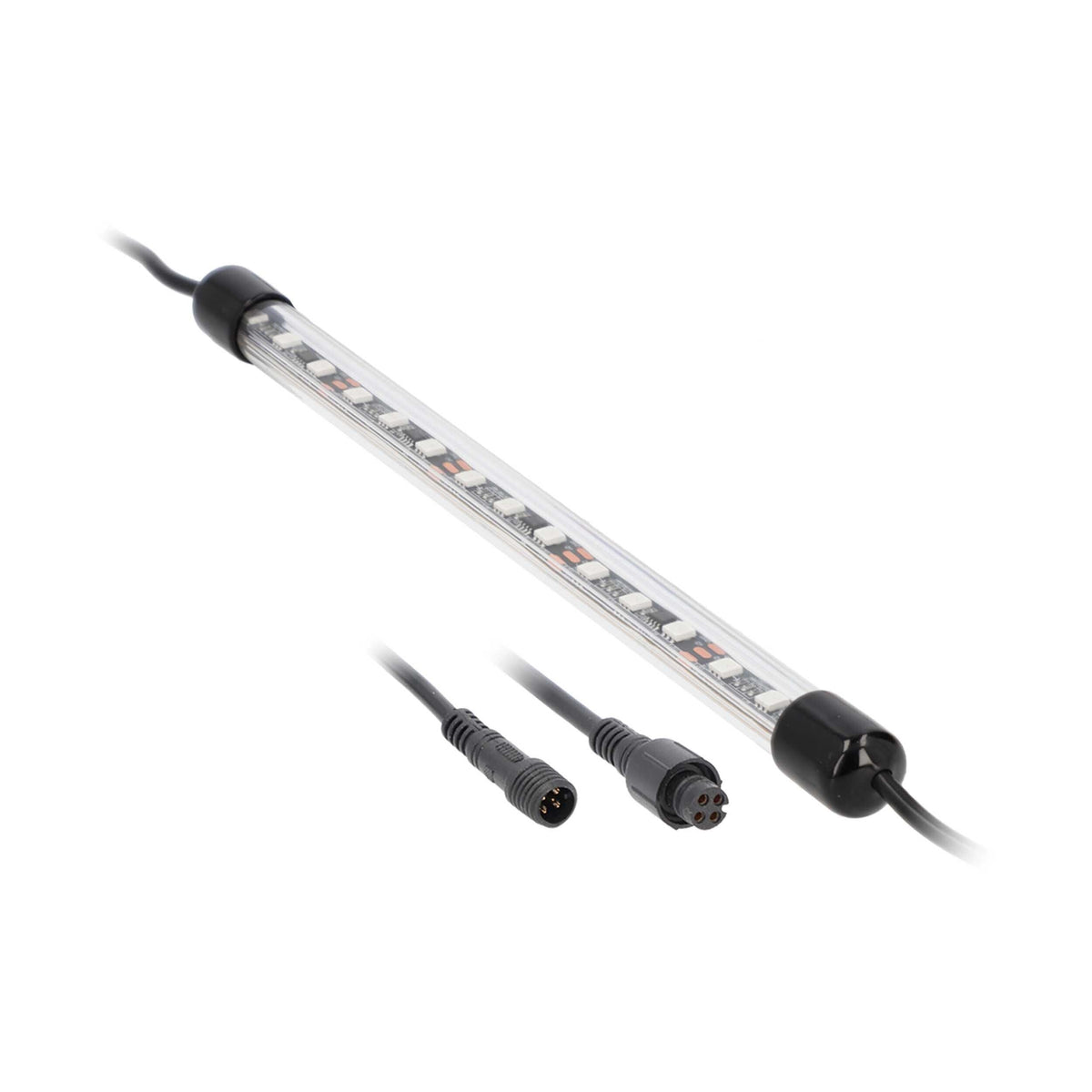 Heise by 9 Inch LED Chase Tube by Metra – Waterproof Materials, Rubber, Plastic, Black, Model HECHASET9