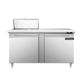 Designer Line Sandwich Unit by Continental Refrigerator – Metallic, Model DL60-8C