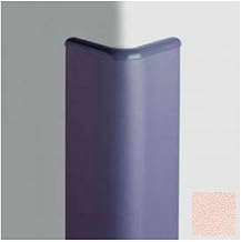 Corner Guard Bullnose 90, 3'' Wings, 4'H W/Caps, Ecru