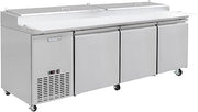 91 7/8" Pizza Prep Table w/Refrigerated Base, 115v