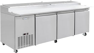 91 7/8" Pizza Prep Table w/Refrigerated Base, 115v