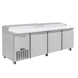 91 7/8" Pizza Prep Table w/Refrigerated Base by MOTAK – 96.46x37.01x45.67, In Description, Check Images, Model MPR-93-X