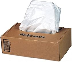 Fellowes Shredder Waste Bags, 14-20 Gal Capacity, 50/Carton