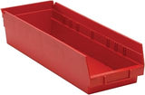 QUANTUM STORAGE SYSTEMS SHELF BIN RED 17-7/8in x 6-5/8in x 4in