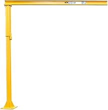 Contrx Medium Duty Floor Mounted Jib Crane, 12' Under Beam Height, 1000 Lb. Capacity, 6' Span