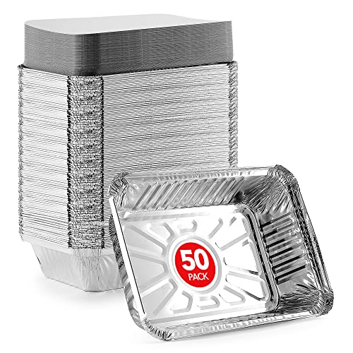 Stock Your Home 2 lb / 50 Pack / Silver Containers