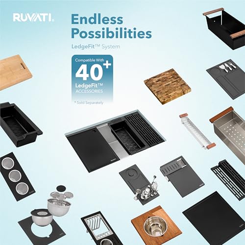 Ruvati 27 inch / Stainless Steel / Modern Sink Installation Parts
