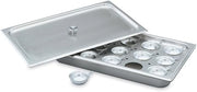 Vollrath Half Size S/S Egg Poacher / Juice Glass Holder Set