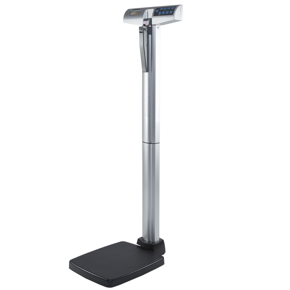 Eye-Level EMR Digital Scale - 500 lb - Silver by Health o meter – 17"L x 14.75"W x 53.63"H, Polycarbonate, Gray, Model 500KL