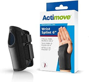 Actimove Professional Edition Wrist Splint 6″ | Wrist Brace for Arthrosis, Rheumatoid Arthritis, Sprains, Tendon, Soft Tissue & Ligament Injuries, Postoperative Care | Black, Left, X-Large