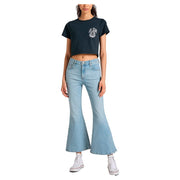 Women's Split Leg Flare Jeans by Lee – Cotton, Sunbleach, Model L33BBEMT