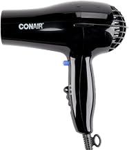 Conair 047BW Black 2 Heat / 2 Speed Hair Dryer - 1600W