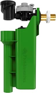 Fluidmaster 6720-D-001-P10 6000 S/E Delayed WC Fill Valve, Black,Green