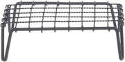HUBERT Iron Grate Display Riser Black - 10"L x 6"W x 3"H