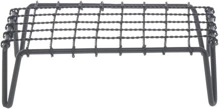 HUBERT Iron Grate Display Riser Black - 10"L x 6"W x 3"H