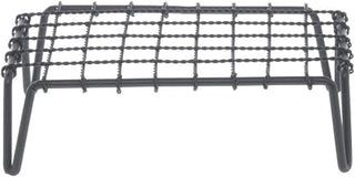 HUBERT Iron Grate Display Riser Black - 10"L x 6"W x 3"H