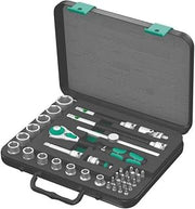 Wera 5003596001 Zyklop 8100 SB 4 3/8-Inch SAE Ratchet Set, 38-Piece