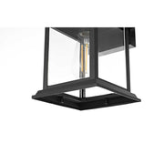 Araceli One Light Outdoor Wall Sconce Black by Lighting Design – Aluminum, Black