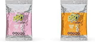 Sqwincher Zero Qwik Stik Sugar Free, Strawberry Lemonade & Orange Flavor, .11 oz (Pack of 50)