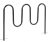 Global Industrial 68" L Wave Bike Rack, Below Ground Mount, 7-Bike Capacity