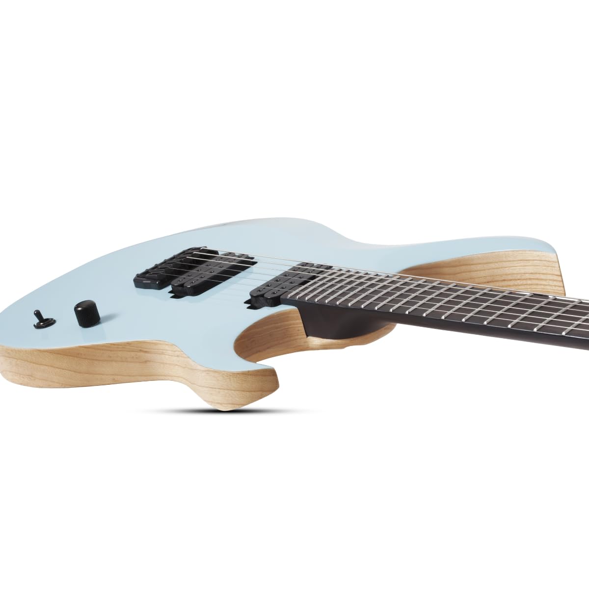 John Browne Tao-6 Electric Guitar - Azure by Schecter – Stainless Steel, Azure
