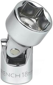 GEARWRENCH 3/8" Drive 6 Pt. Flex Socket, 15mm - 80338
