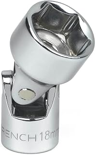 GEARWRENCH 3/8" Drive 6 Pt. Flex Socket, 15mm - 80338