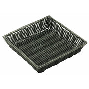 HUBERT Black / 12"Lx12"Wx2.5"H / Modern Shelf Baskets
