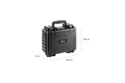 Type 3000 Empty Outdoor Case by B&W International – 14.5 x 11.75 x 6.75 inches, 11.7 liters, Plastic, Black, Model 3000/B