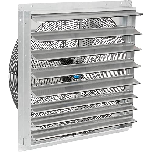 30" Exhaust Ventilation Fan With Shutter by CD-2 – 30 inches, Alloy Steel, Black, Model 294498A