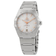 Constellation Automatic Grey Dial Ladies Watch by Omega – Silver, Model 131.10.36.20.06.001