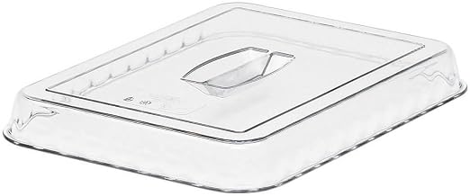Cambro Clear Poly Deli Crock Cover w/ Handle for DC10 - Case = 6