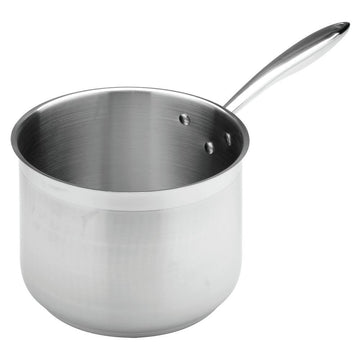 Browne () 2 qt Stainless Steel Sauce Pan by Browne Foodservice – 2 Quarts, 1.89 liters, Stainless Steel, Model 5724032