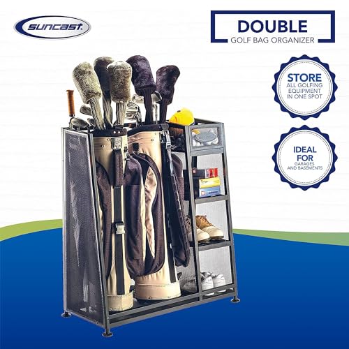Suncast 1 Pack / Rack / Black Golf Club Organizers