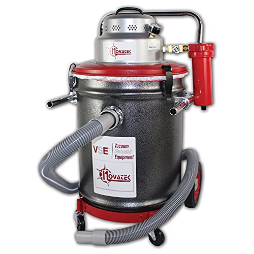 15 Gallon Air Floor HEPA Vacuum by Novatek – 23"L x 23"W x 38"H, 15.0 gallons, Steel, Model VA15AHFL