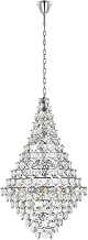 Elegant Lighting Adaline 36" Chandelier in Chrome