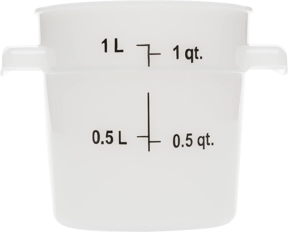 Carlisle FoodService Products 1 Quart / 12 / White Lids