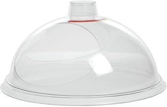 Cal-Mil Clear Acrylic Turn-N-Serve Classic Dome - 15"Dia x 7 1/2"H