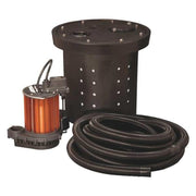Crawl Space 1/3 HP Poly/Aluminum Sump Pump by Liberty Pumps – one-size, Aluminum, Gray, Model CSP-237
