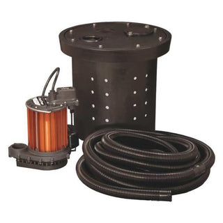 Crawl Space 1/3 HP Poly/Aluminum Sump Pump by Liberty Pumps – one-size, Aluminum, Gray, Model CSP-237