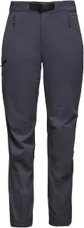 Black Diamond Womens Alpine Pants for Hiking and Outdoors, Carbon, 8