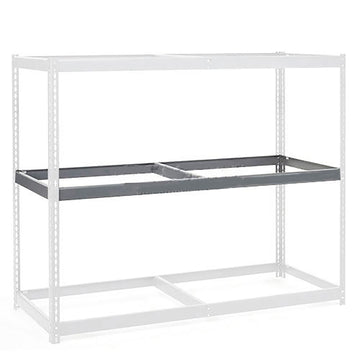 Additional Level For Wide Span Rack 96"W x 36"D No Deck 800 Lb Capacity by Global Industrial – Grey, Model 716263