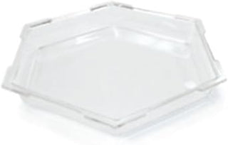 Rosseto SA100 Acrylic Hexagon Ice Bath Cooler, Small, Clear