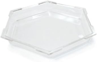 Rosseto SA100 Acrylic Hexagon Ice Bath Cooler, Small, Clear