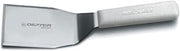 Dexter Russell S285-3 Sani-Safe 16433 Hamburger Turner, 4" x 3" Heavy-Duty Solid Stainless Steel Beveled Offset Blade, Grill Spatula with Textured Polypropylene White Handle, NSF Certified, USA Made